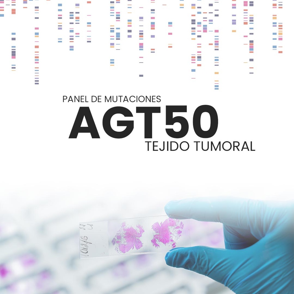 Panel de mutaciones AGT50 Fusion Plus (Tejido tumoral)